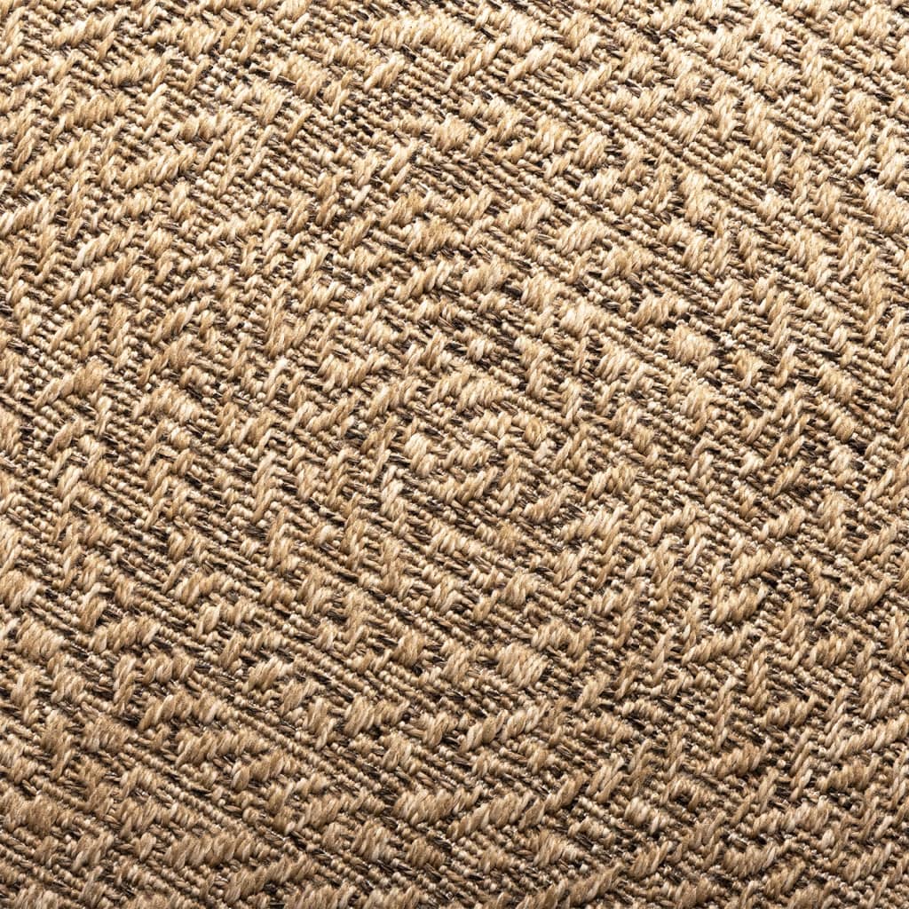 Tappeto ZIZUR 200x290 cm Aspetto Iuta per Interni ed Esterni