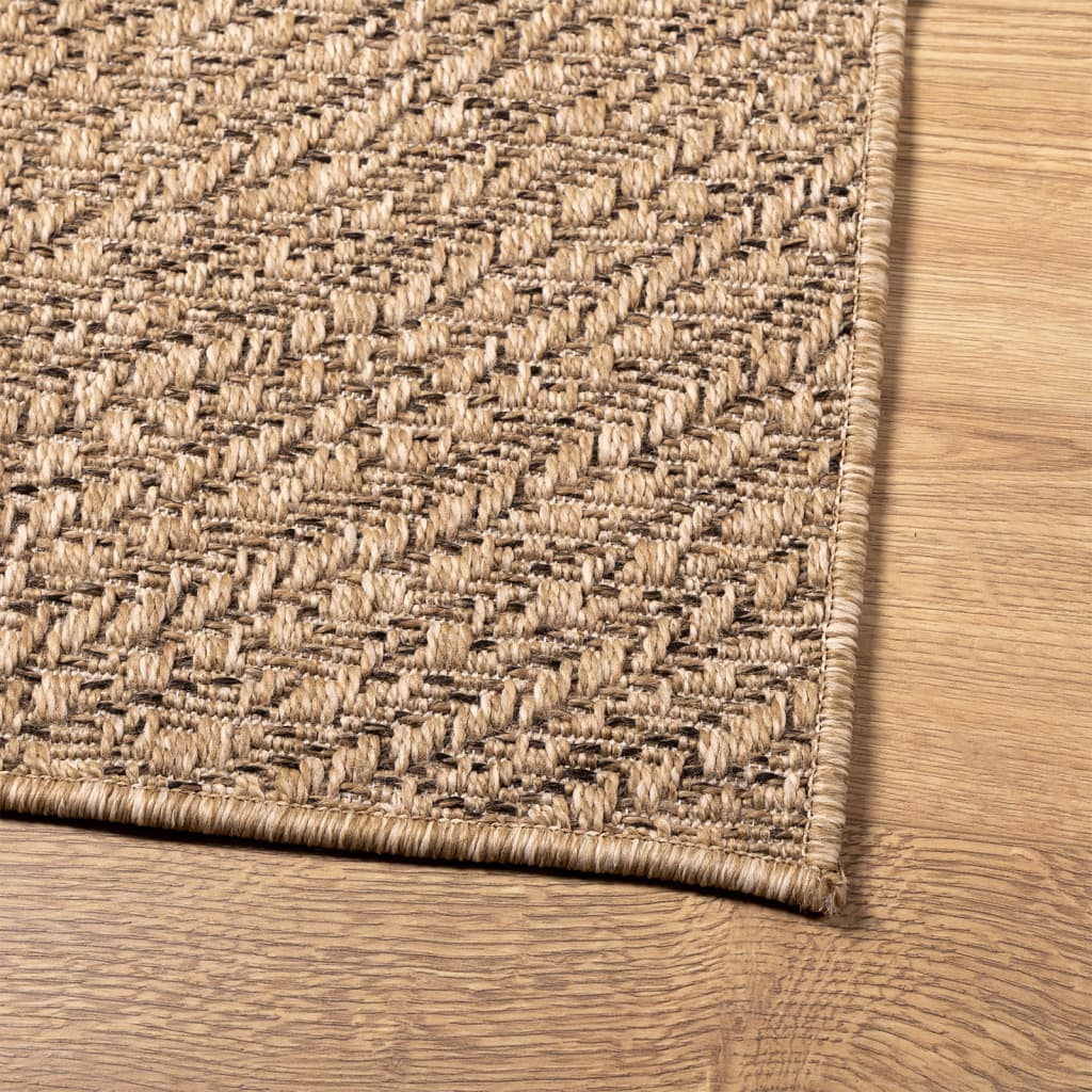 Tappeto ZIZUR 200x290 cm Aspetto Iuta per Interni ed Esterni