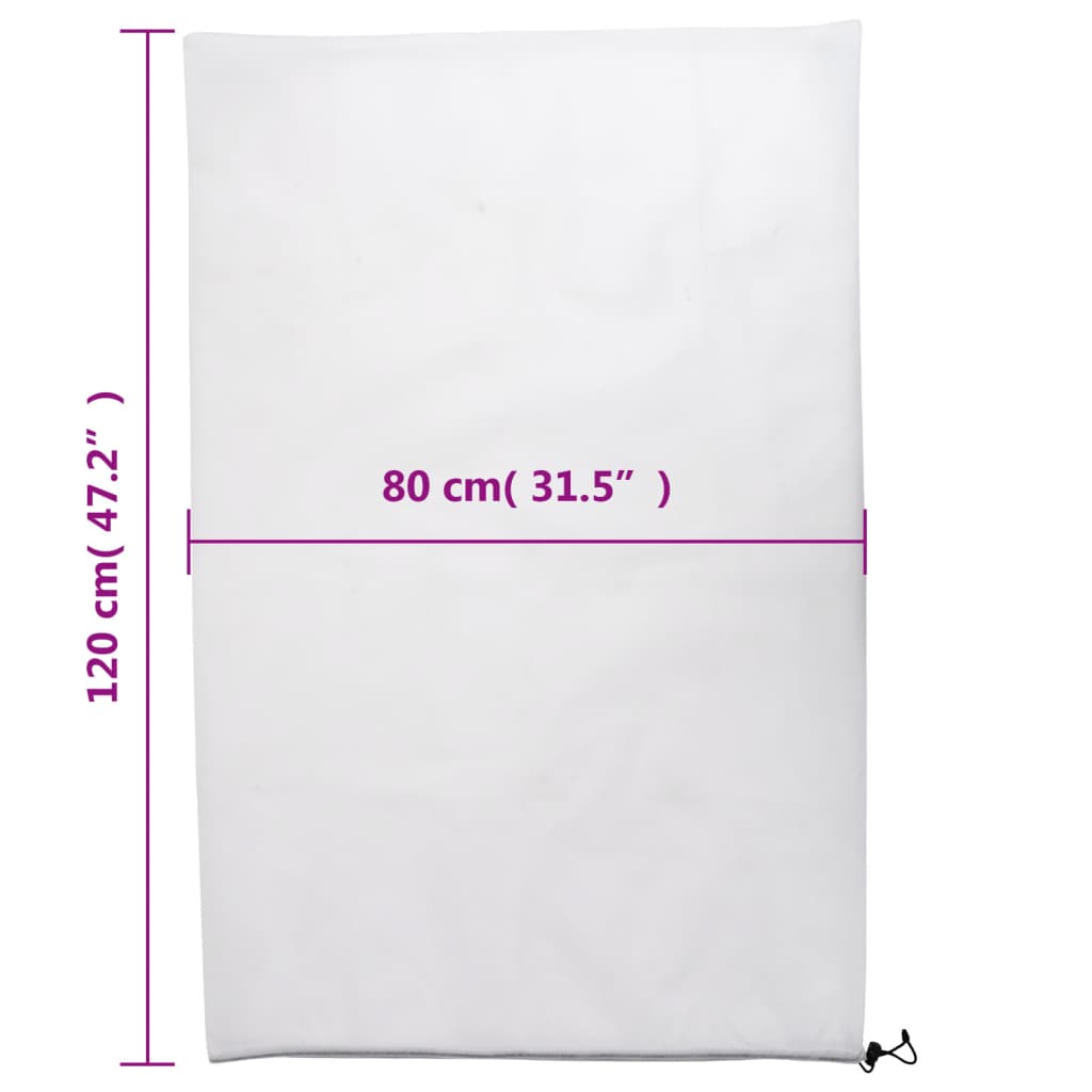 Coperture con Coulisse per Piante 4pz 70 g/m² 0,8x1,2 m