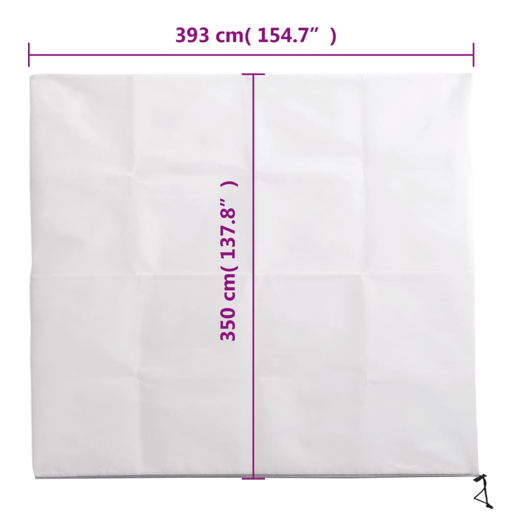 Copertura con Cerniera per Piante 70 g/m² 3,93x3,5 m