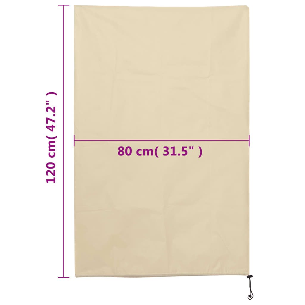 Coperture con Coulisse per Piante 4pz 70 g/m² 0,8x1,2 m