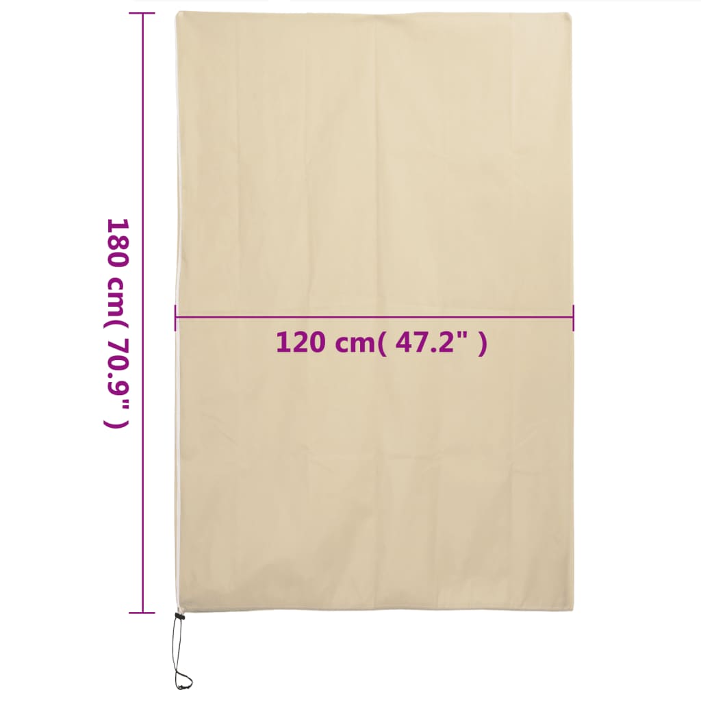 Coperture con Cerniera per Piante 2pz 70 g/m² 1,2x1,8 m
