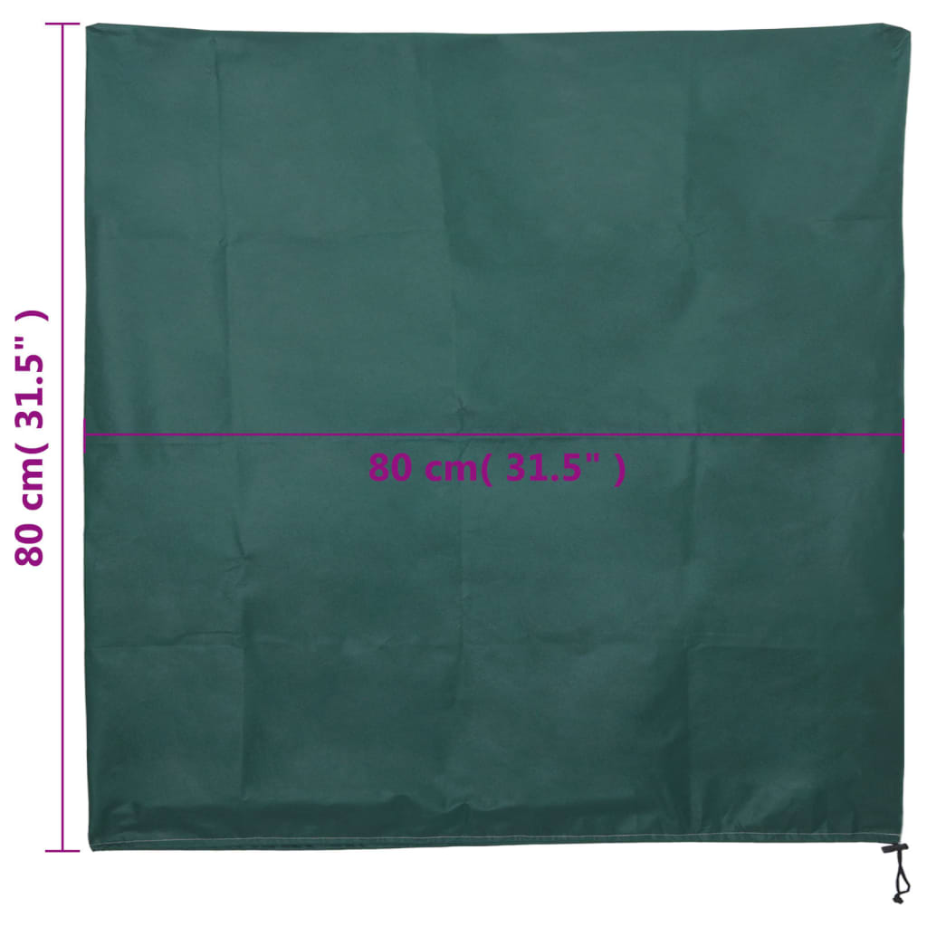 Coperture con Coulisse per Piante 4pz 70 g/m² 0,8x0,8 m