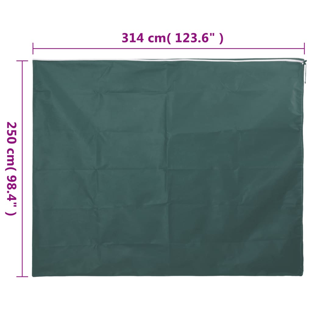 Copertura con Cerniera per Piante 70 g/m² 3,14x2,5 m