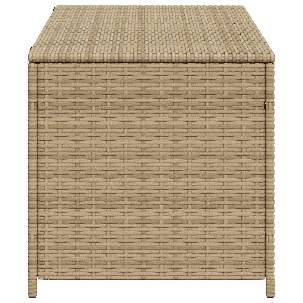 Contenitore da Giardino Beige Misto 190L in Polyrattan