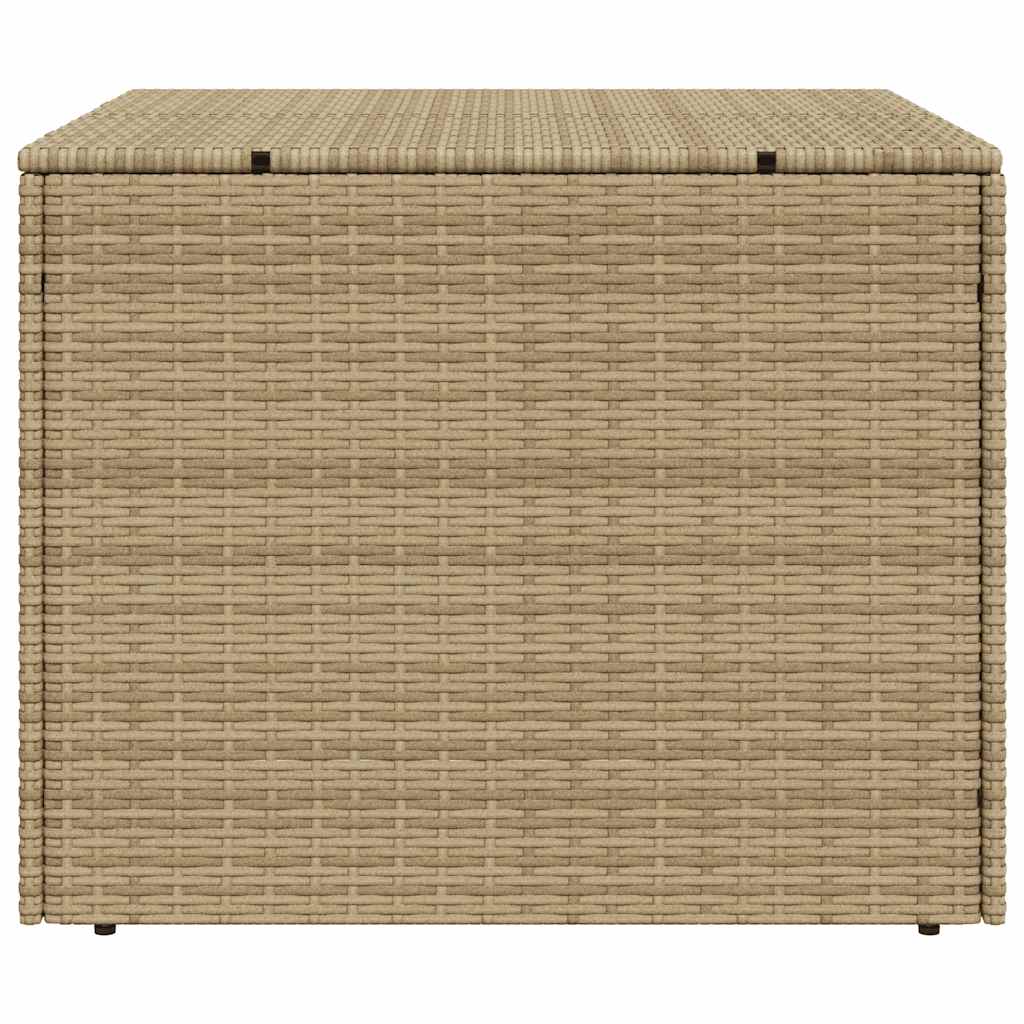 Contenitore da Giardino Beige Misto 291L in Polyrattan