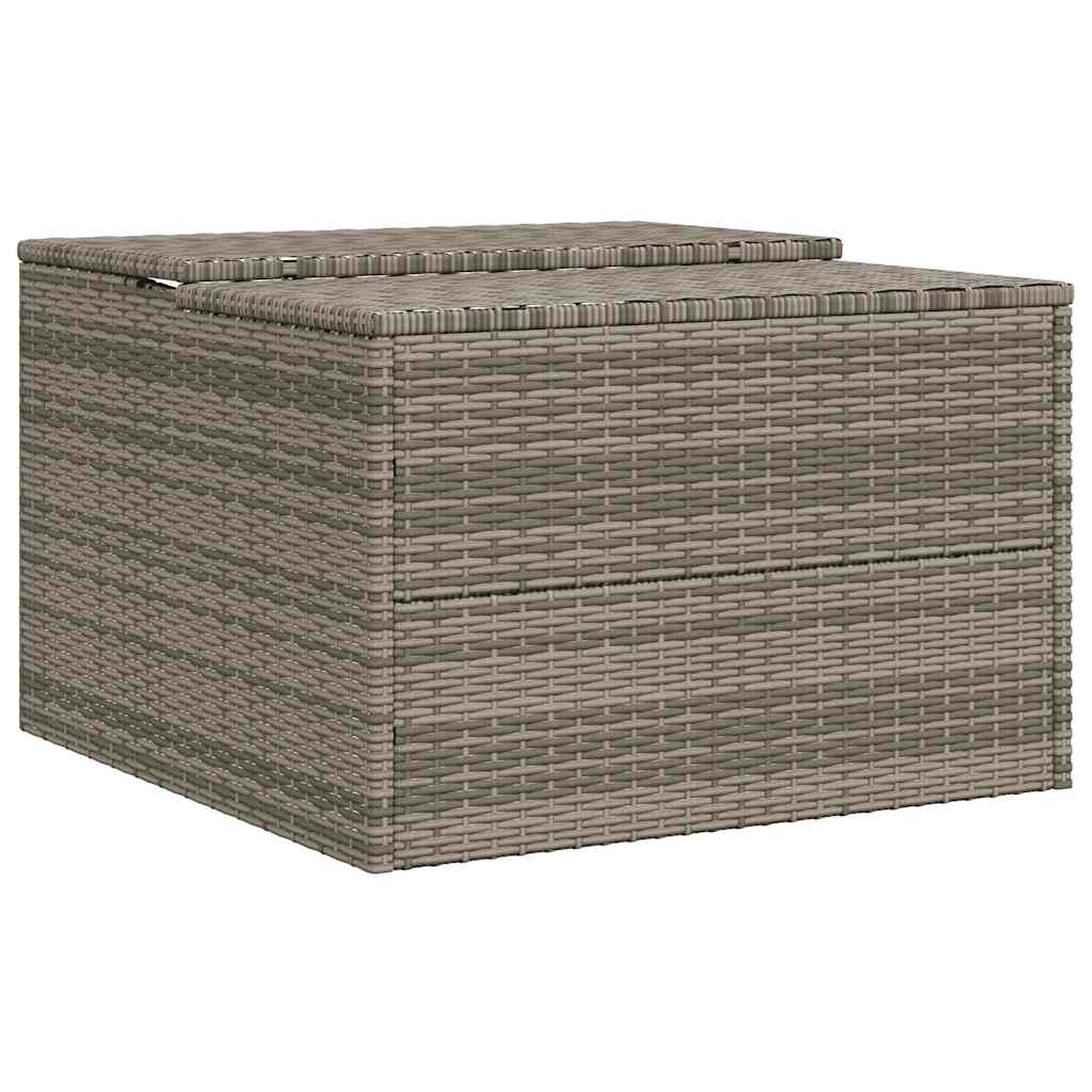 Garage per Robot Tosaerba Grigio 86x90x52/57 cm in Polyrattan