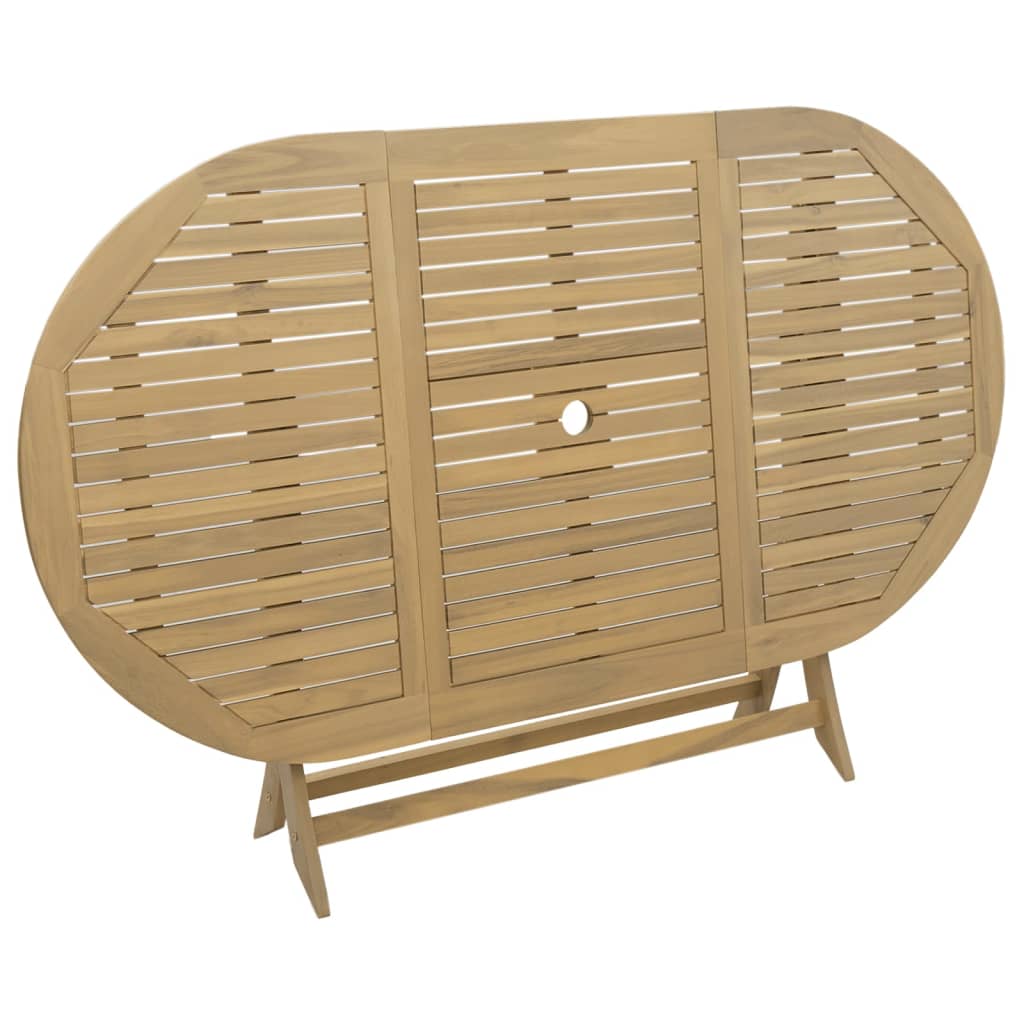 Tavolo da Giardino Pieghevole 160x85x75cm Legno Massello Acacia