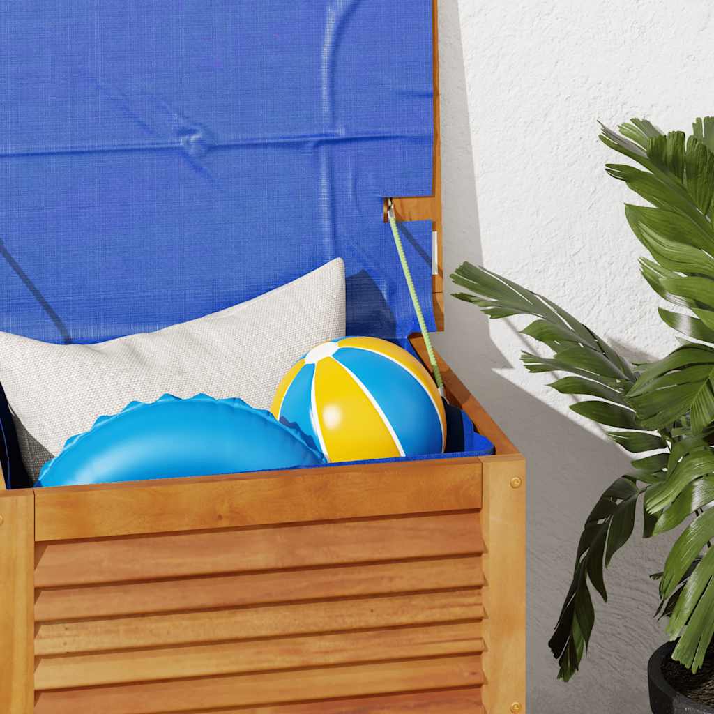 Contenitore Giardino con Feritoia 50x60x56cm Massello Acacia