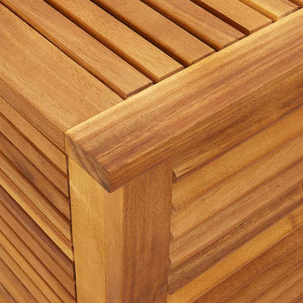 Contenitore Giardino con Feritoia 90x50x56cm Massello Acacia