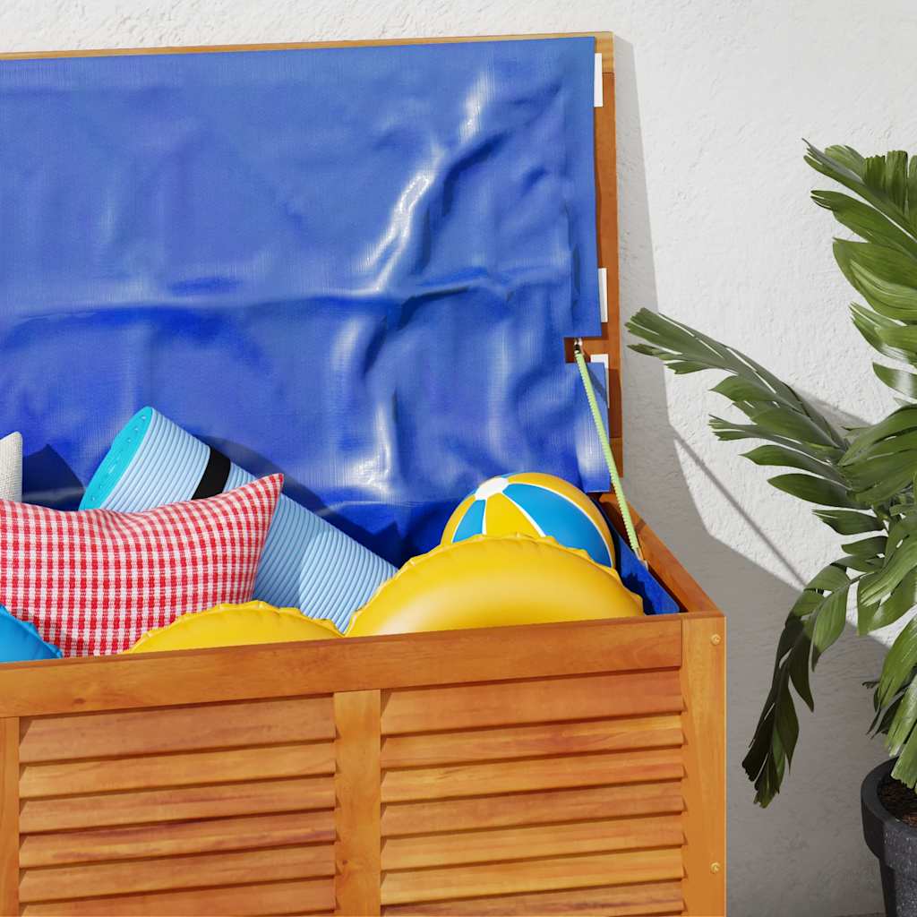 Contenitore Giardino con Feritoia 113x50x56cm Massello Acacia