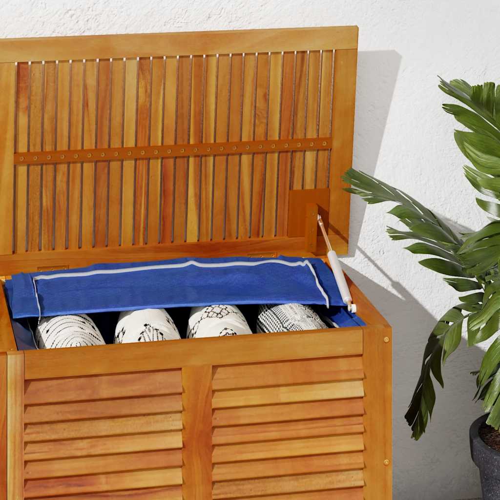 Contenitore Giardino con Feritoia 150x50x56cm Massello Acacia