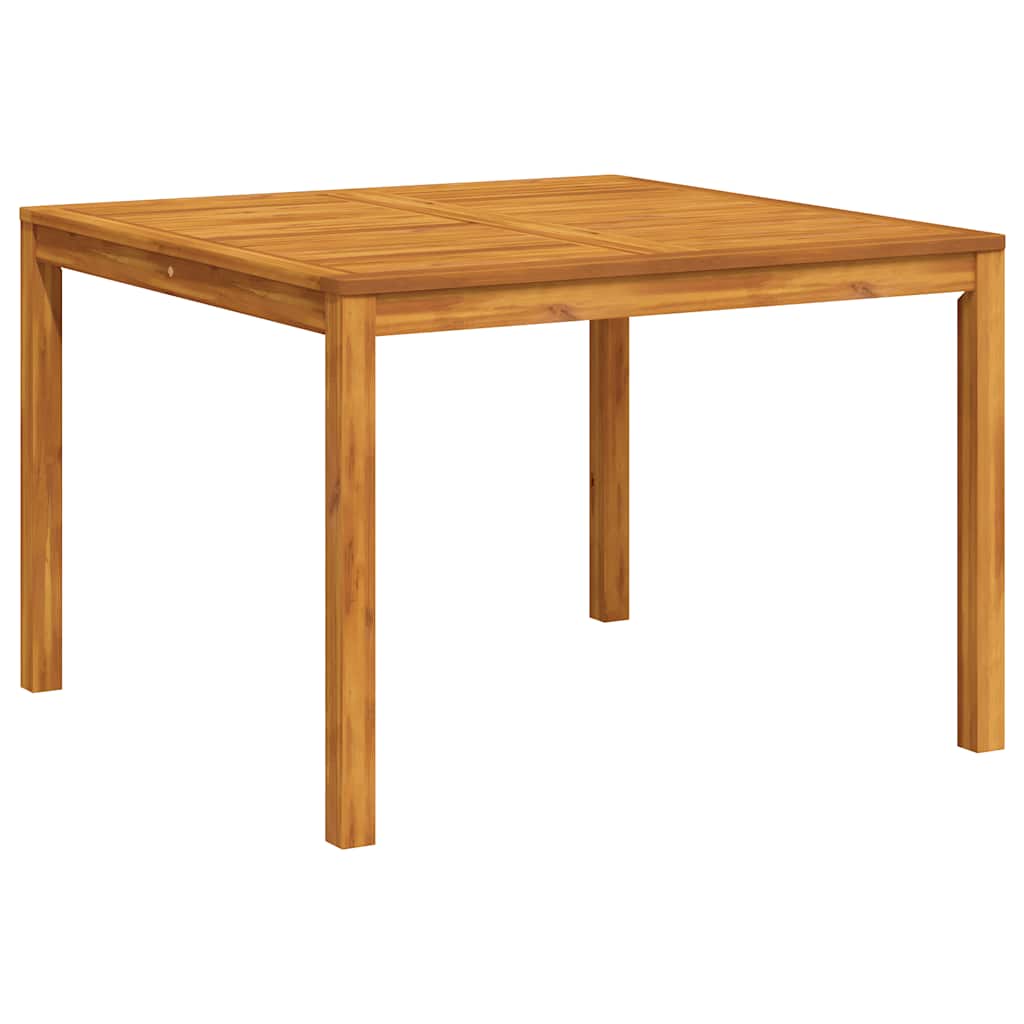 Tavolo da Pranzo da Giardino 110x110x75cm Legno Massello Acacia