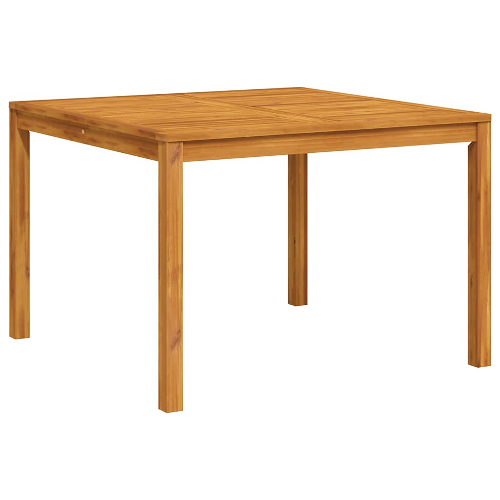 Tavolo da Pranzo da Giardino 110x110x75cm Legno Massello Acacia