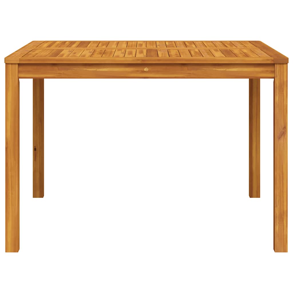 Tavolo da Pranzo da Giardino 110x110x75cm Legno Massello Acacia