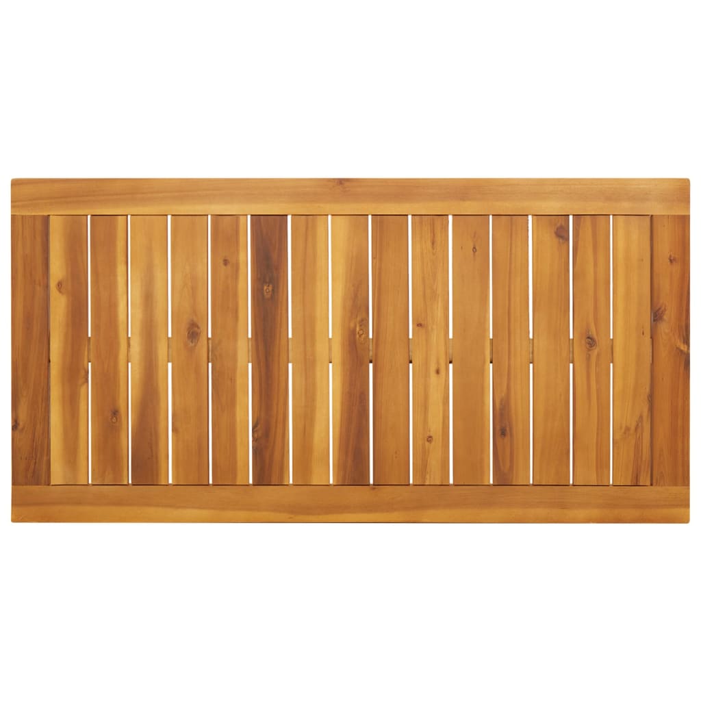 Tavolo da Pranzo da Giardino 110x56x75 cm Legno Massello Acacia