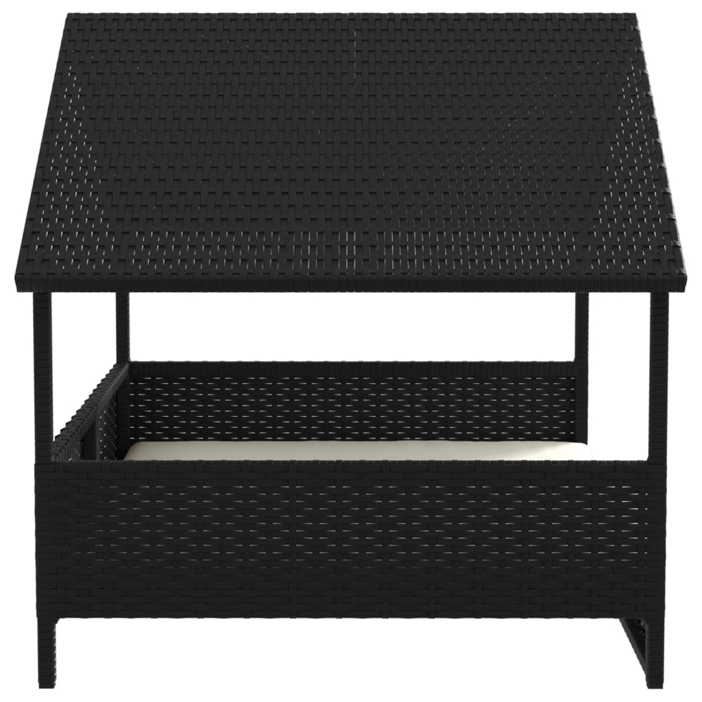 Cuccia per Cani con Cuscino in Polyrattan