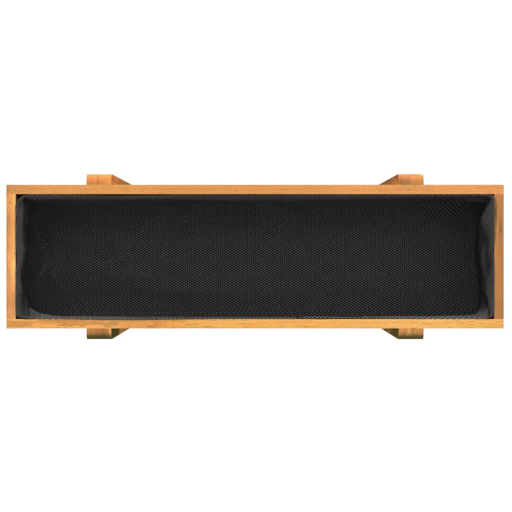 Fioriera Rialzata da Giardino 90x30x75 cm Legno Massello Acacia
