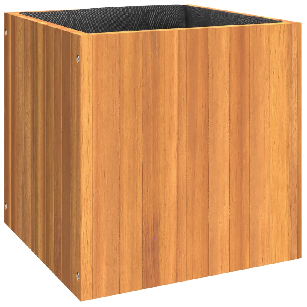 Fioriera da Giardino 45x45x45 cm in Legno Massello di Acacia
