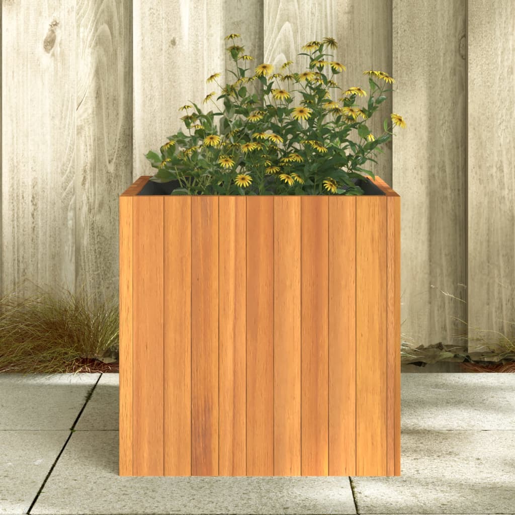 Fioriera da Giardino 45x45x45 cm in Legno Massello di Acacia