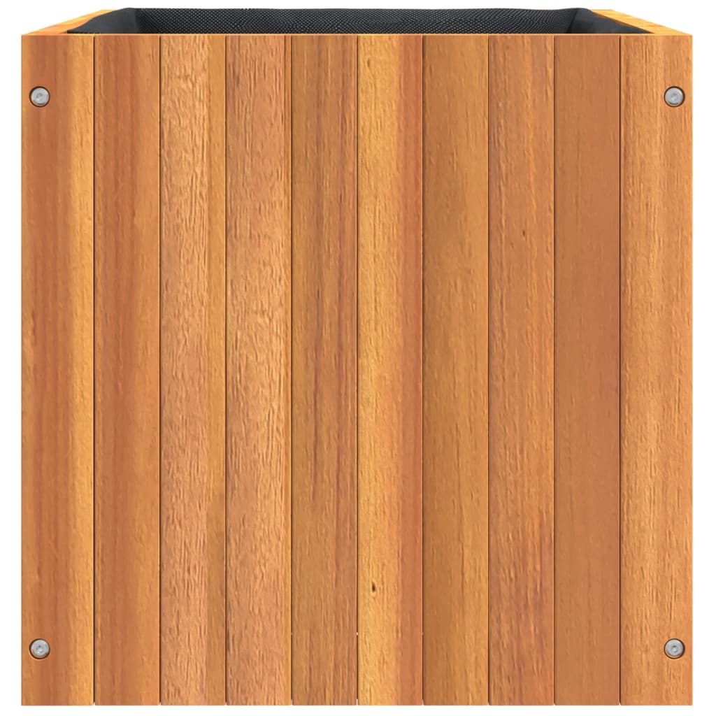 Fioriera da Giardino 45x45x45 cm in Legno Massello di Acacia