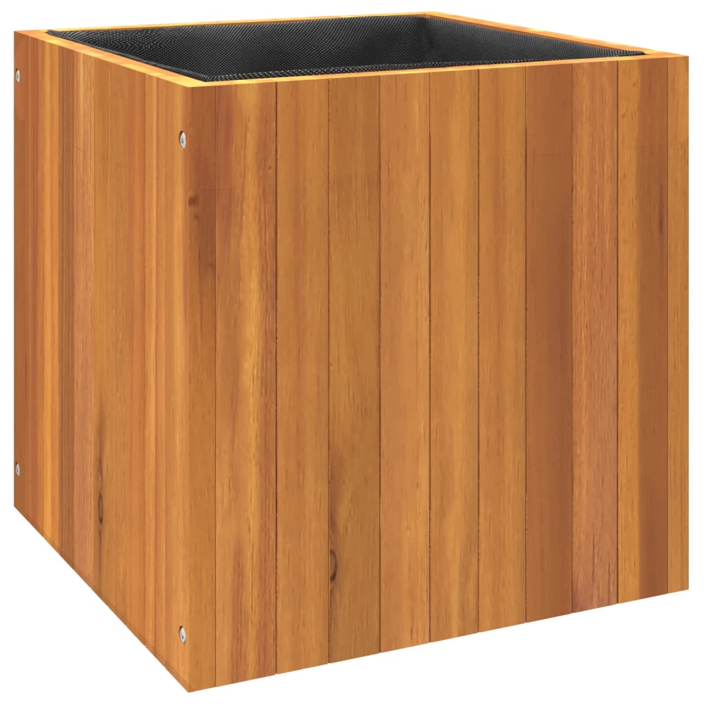 Fioriera da Giardino 45x45x45 cm in Legno Massello di Acacia