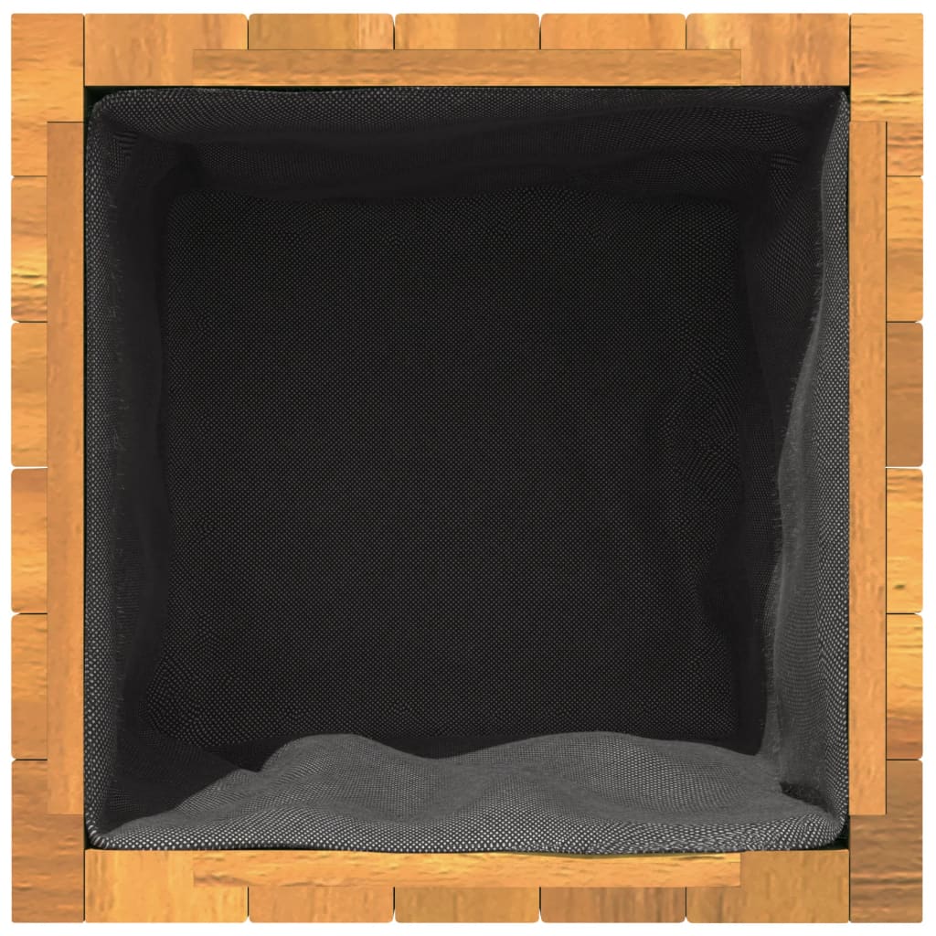 Fioriera da Giardino 45x45x45 cm in Legno Massello di Acacia
