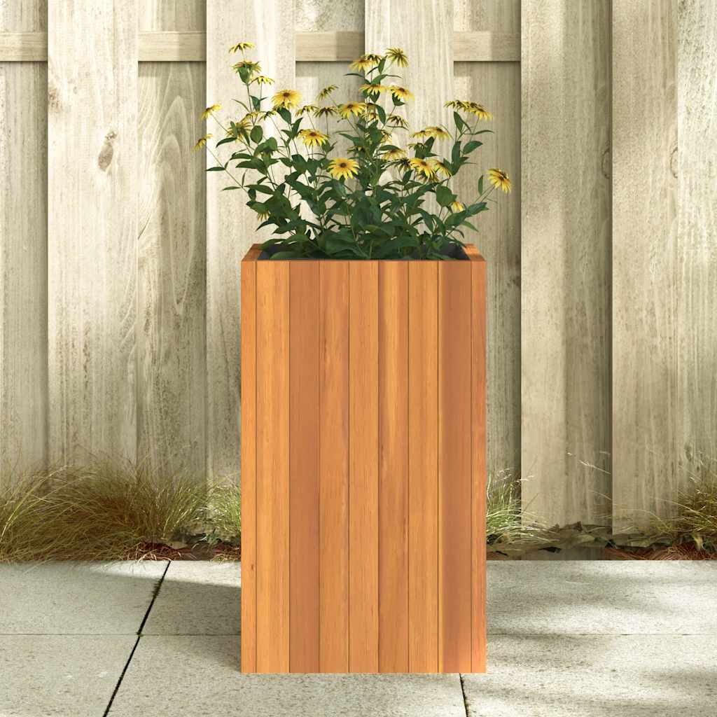 Fioriera da Giardino 35x35x60 cm in Legno Massello di Acacia