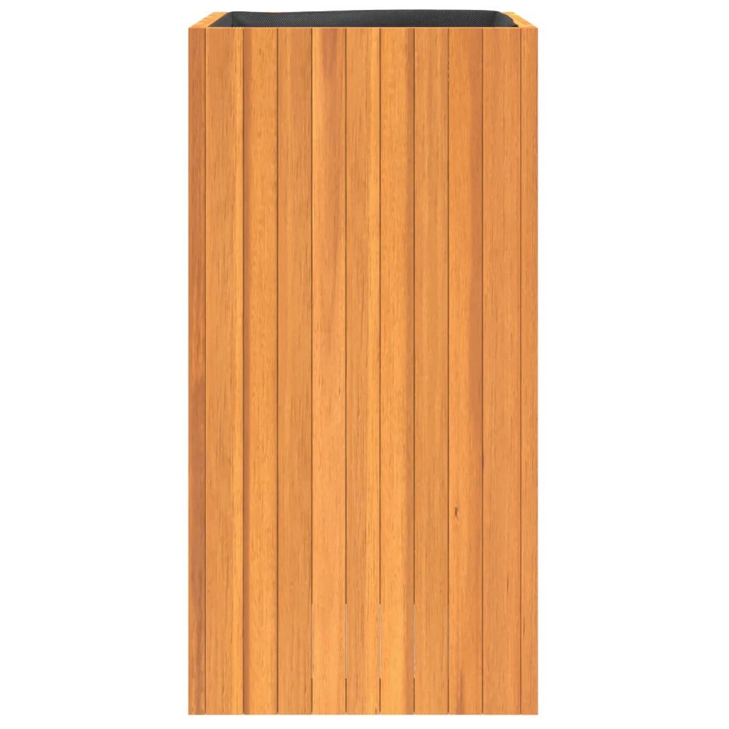 Fioriera da Giardino 45x45x90 cm in Legno Massello di Acacia