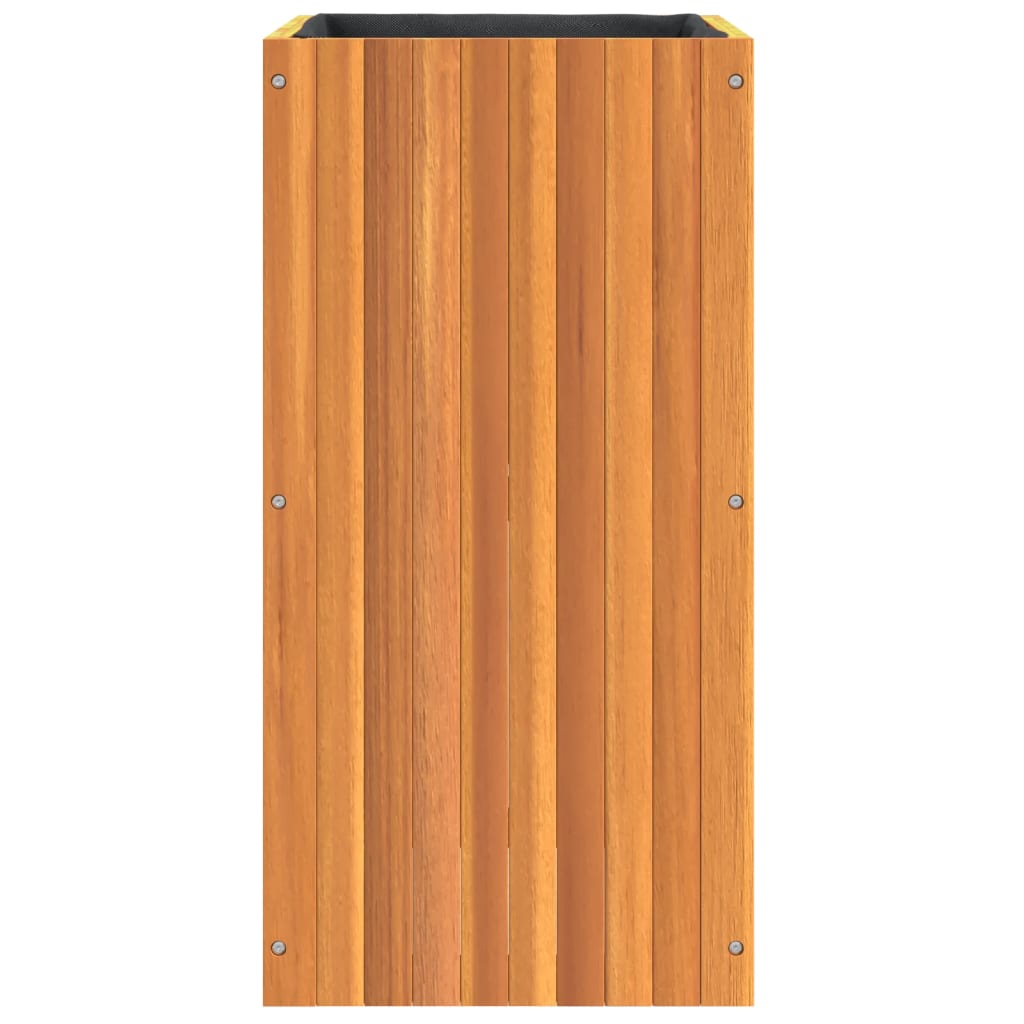 Fioriera da Giardino 45x45x90 cm in Legno Massello di Acacia