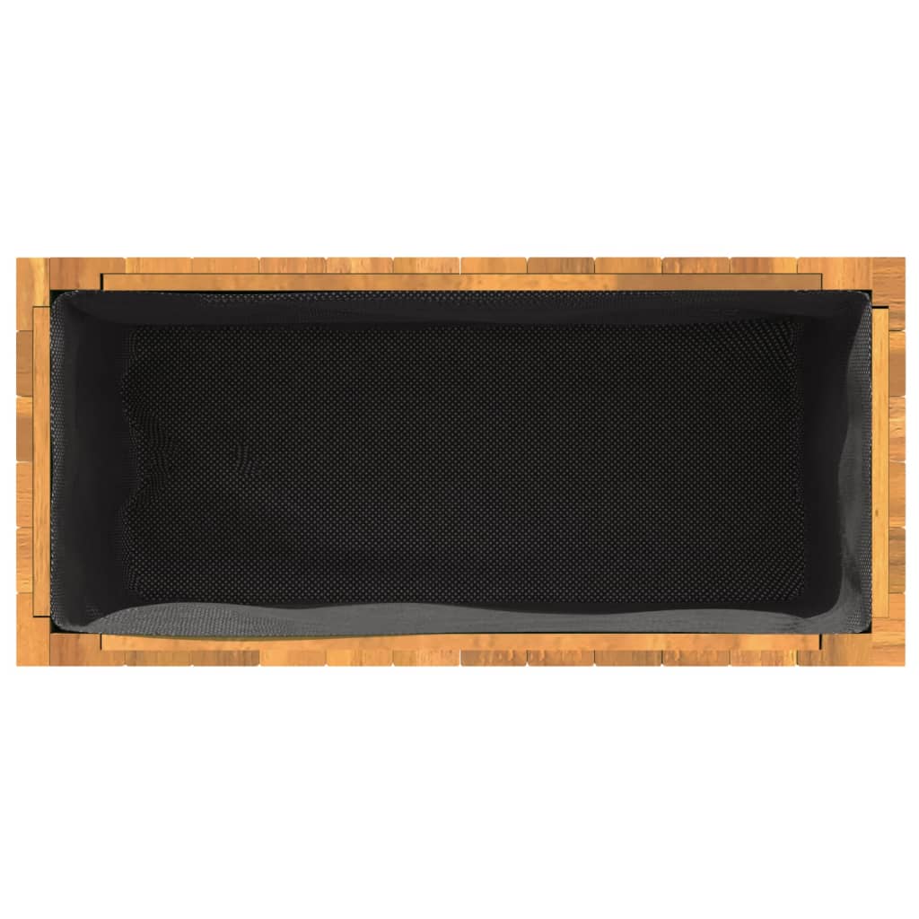 Fioriera da Giardino 59x27,5x70 cm in Legno Massello di Acacia