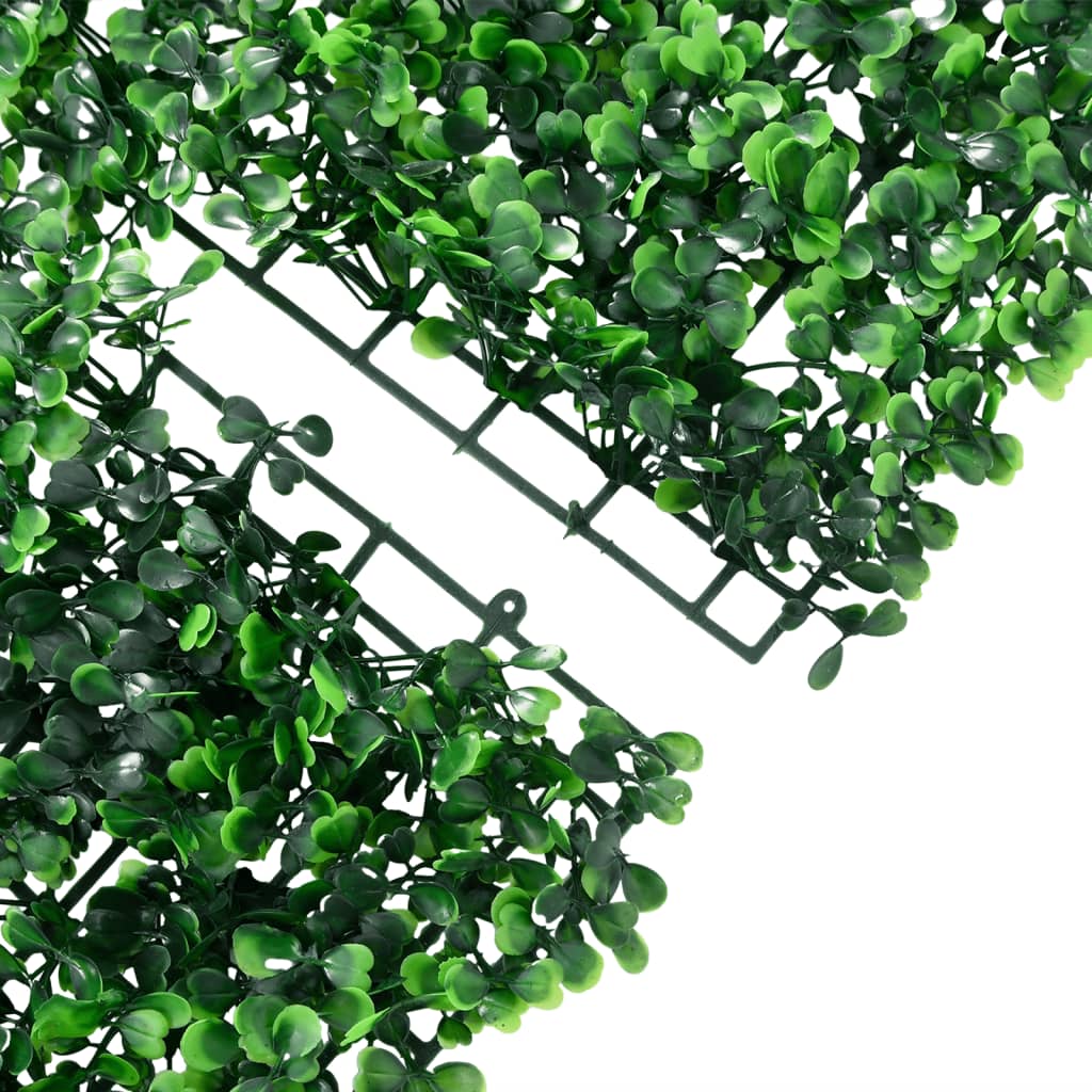  Recinzione Foglie Arbusti Artificiali 6 pz Verde 40x60 cm