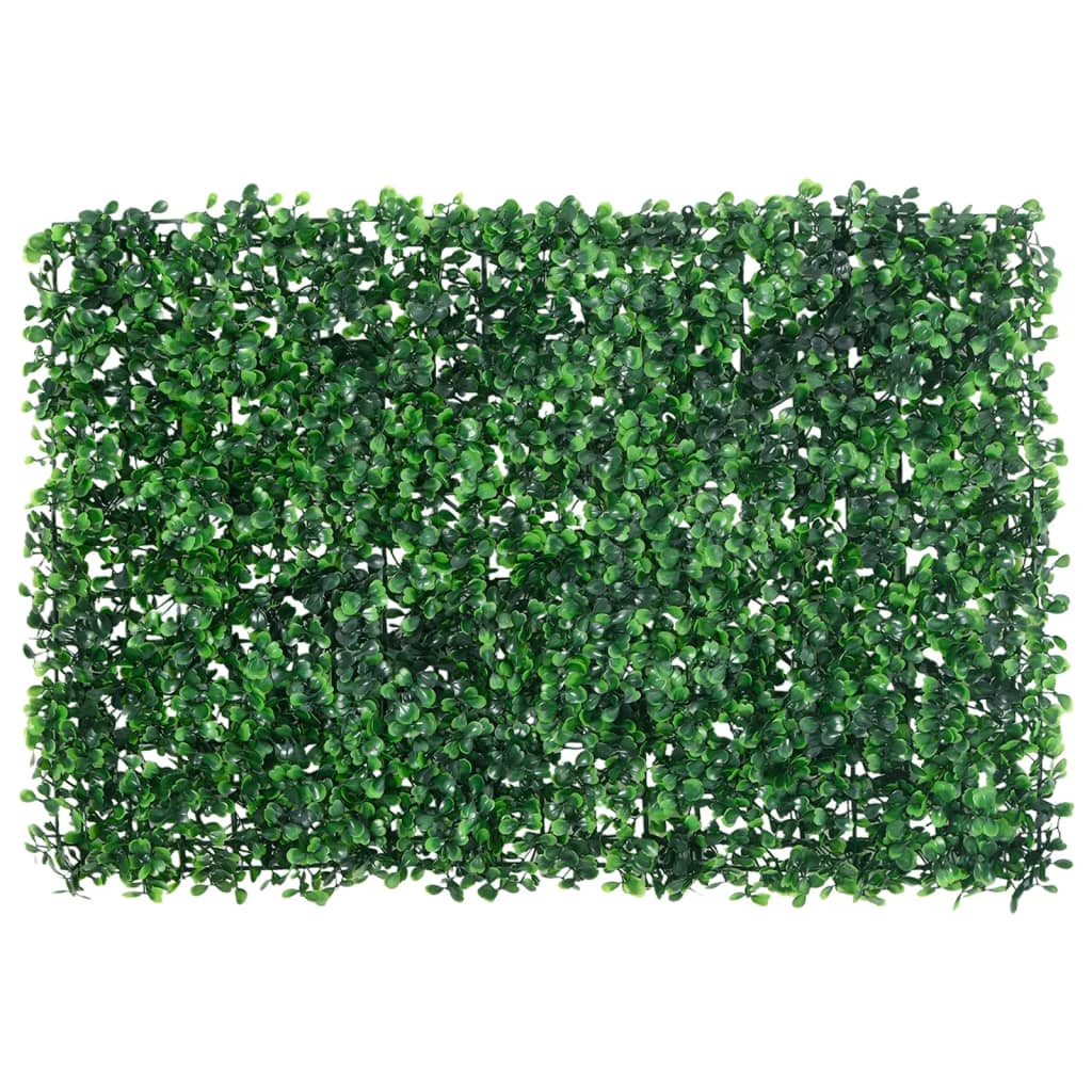   Recinzione Foglie Arbusti Artificiali 24 pz Verde 40x60 cm