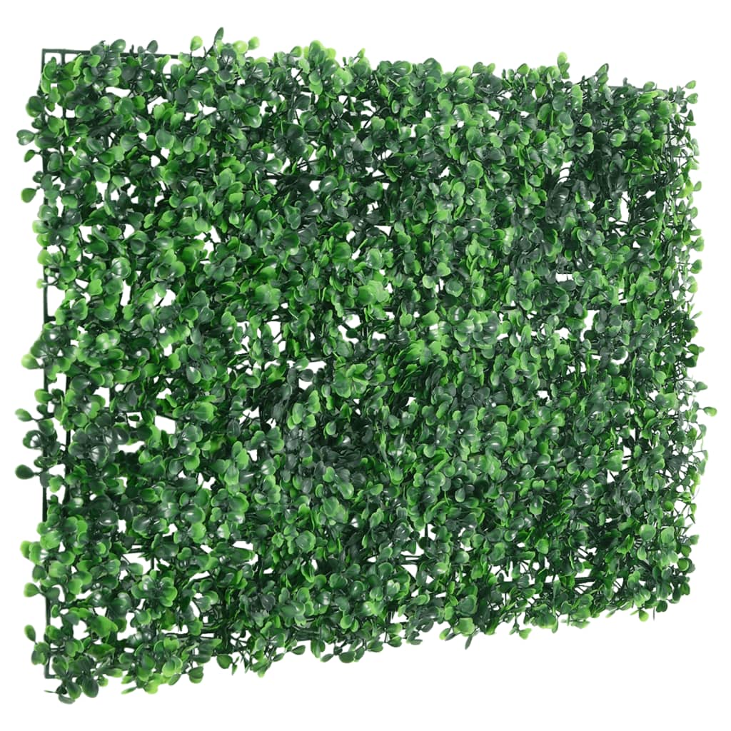   Recinzione Foglie Arbusti Artificiali 24 pz Verde 40x60 cm