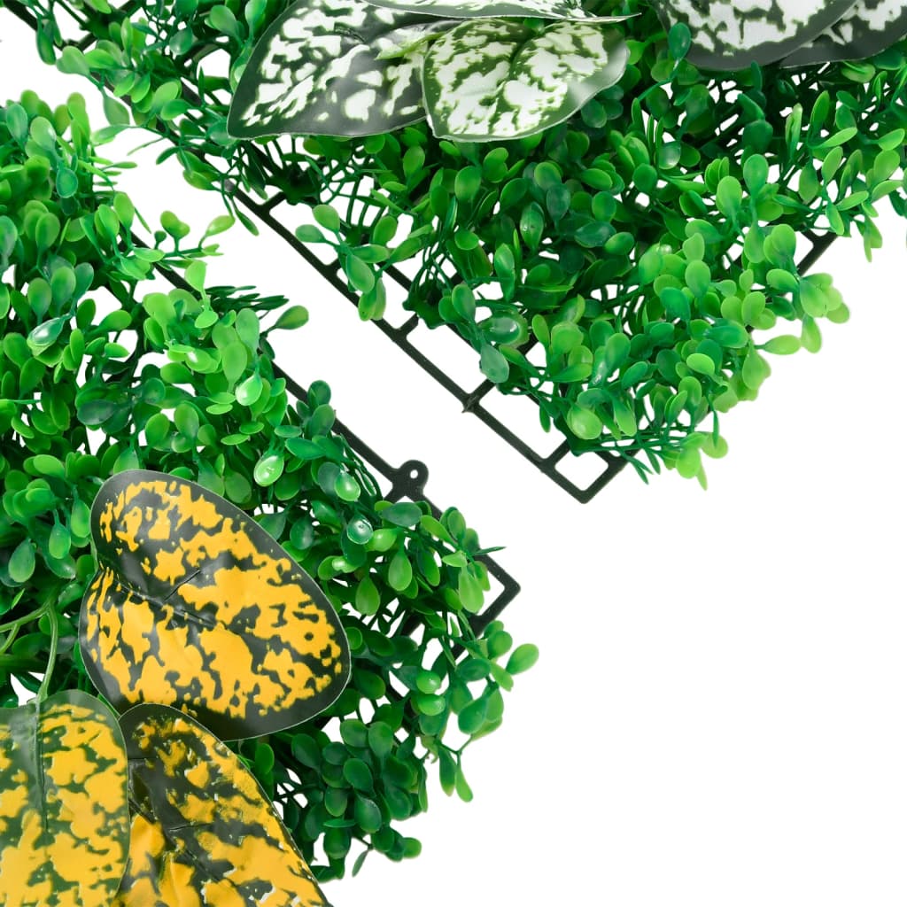   Recinzione Piante Artificiali 6 pz Verde 40x60 cm