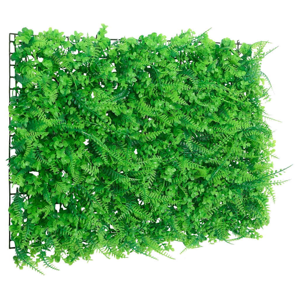  Recinzione Foglie Felce Artificiali 6 pz Verde 40x60 cm