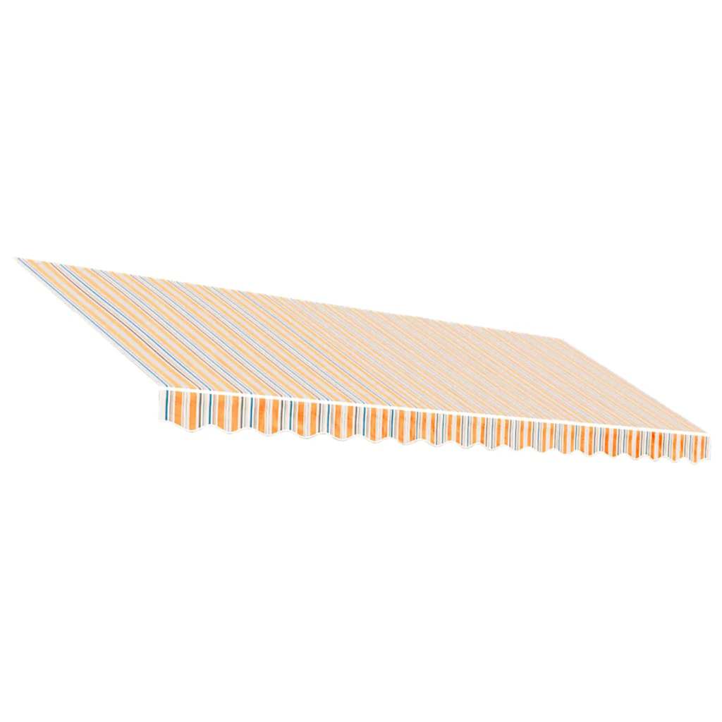 Tessuto di Ricambio per Tenda da Sole Multicolore 450x300 cm Poliestere