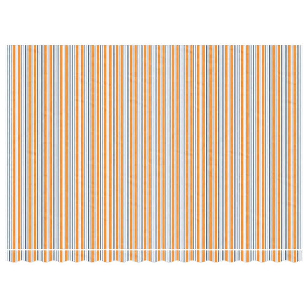 Tessuto di Ricambio per Tenda da Sole Multicolore 450x300 cm Poliestere