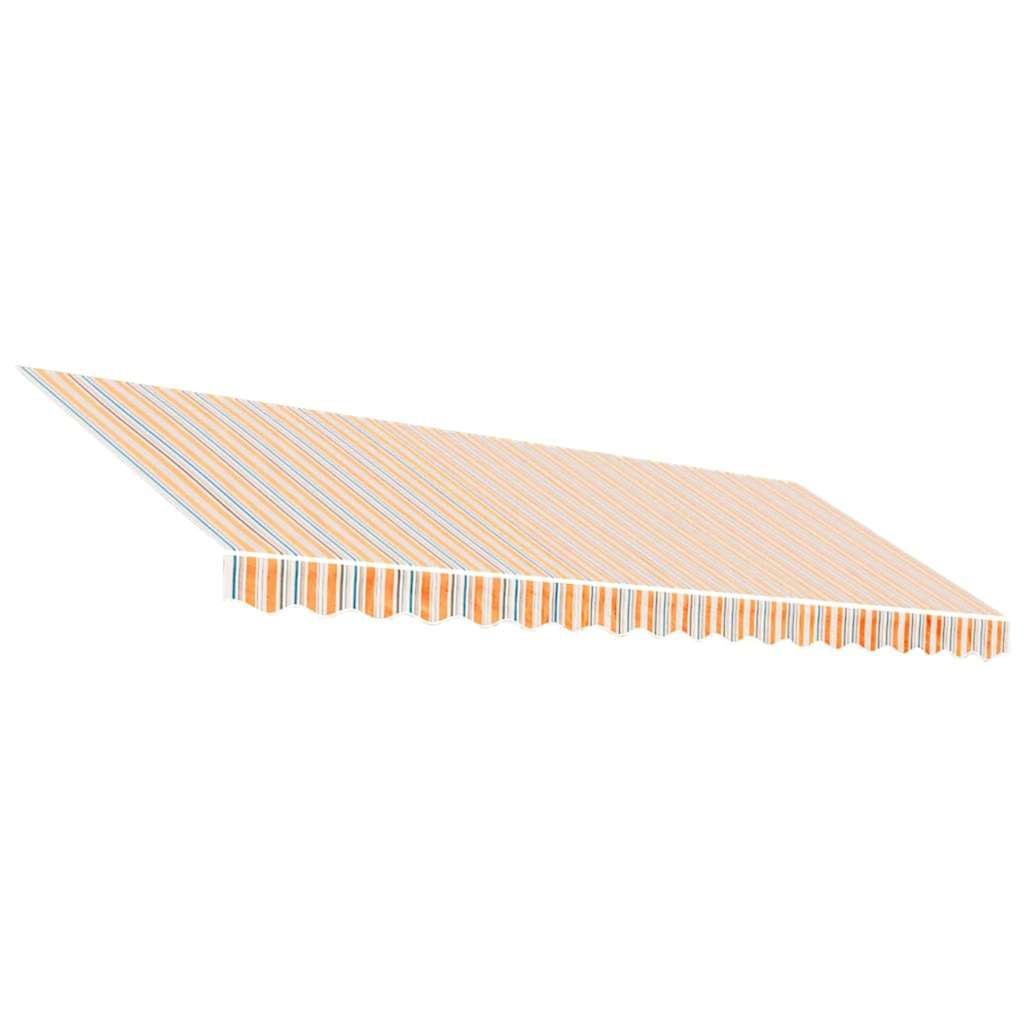 Tessuto di Ricambio per Tenda da Sole Multicolore 450x350 cm Poliestere