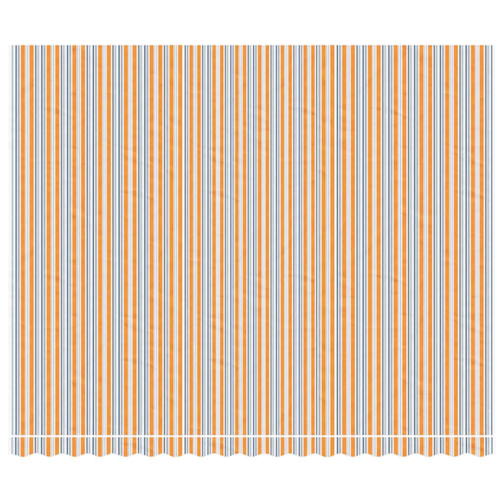 Tessuto di Ricambio per Tenda da Sole Multicolore 450x350 cm Poliestere