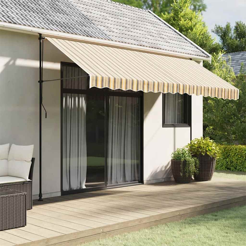 Tessuto di Ricambio per Tenda da Sole Multicolore 400x300 cm Poliestere