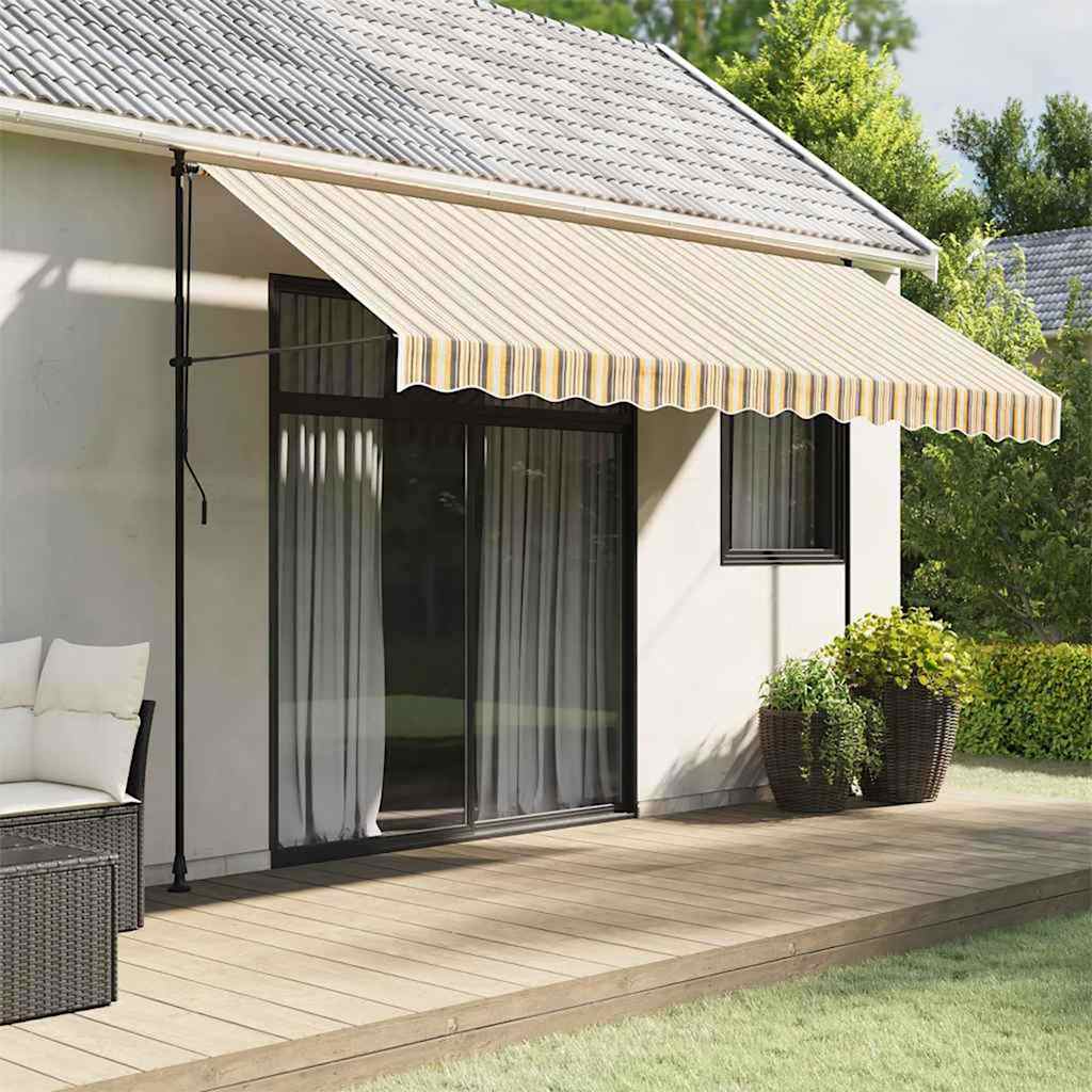 Tessuto di Ricambio per Tenda da Sole Multicolore 400x350 cm Poliestere