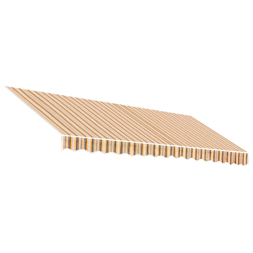 Tessuto di Ricambio per Tenda da Sole Multicolore 400x350 cm Poliestere