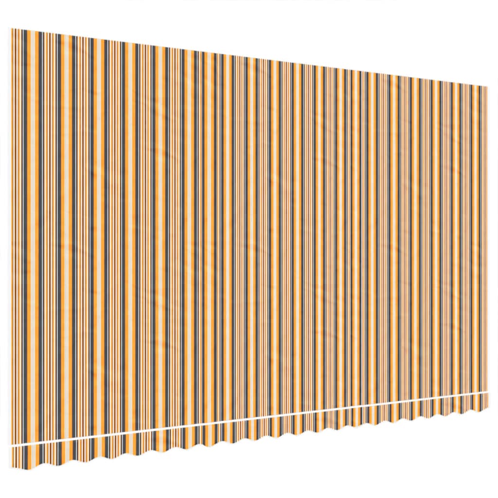 Tessuto di Ricambio per Tenda da Sole Multicolore 500x300 cm Poliestere.