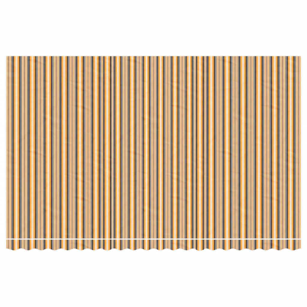 Tessuto di Ricambio per Tenda da Sole Multicolore 500x300 cm Poliestere.