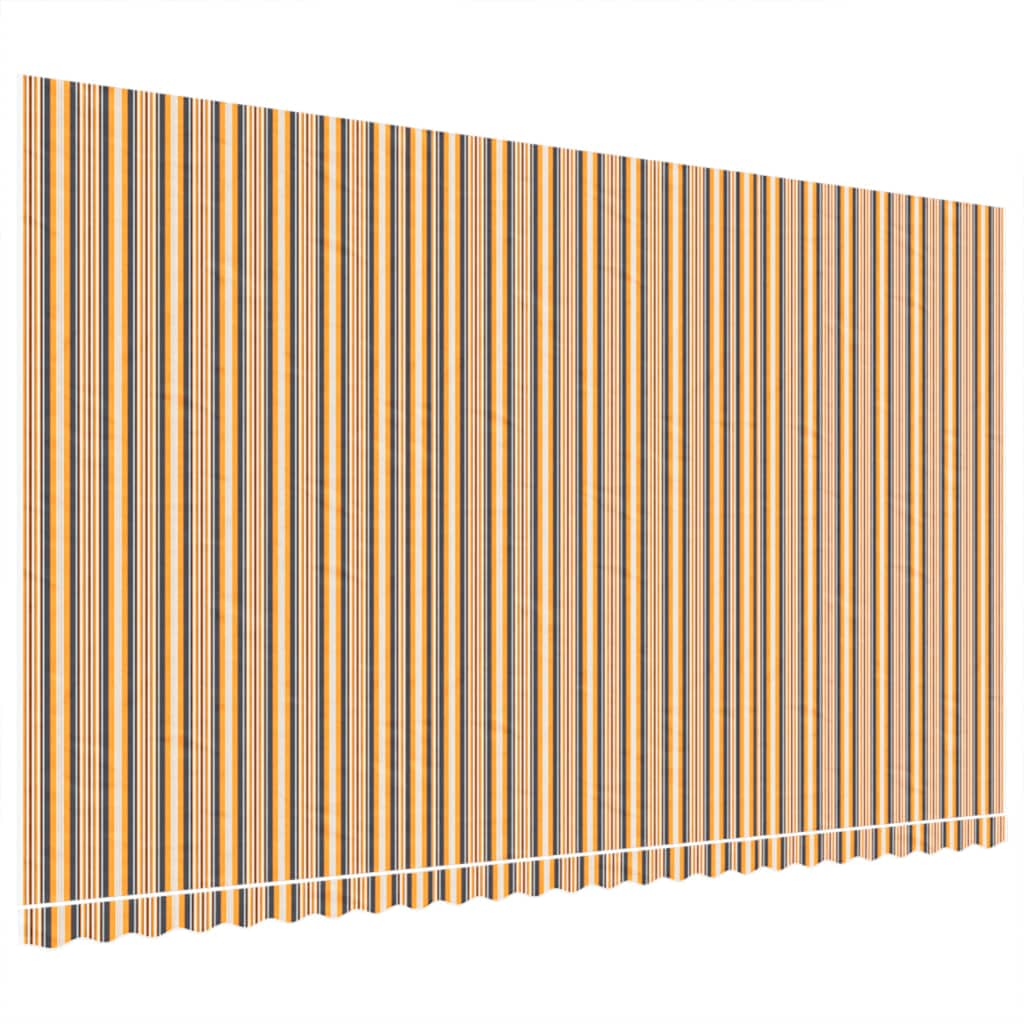 Tessuto di Ricambio per Tenda da Sole Multicolore 600x350 cm Poliestere