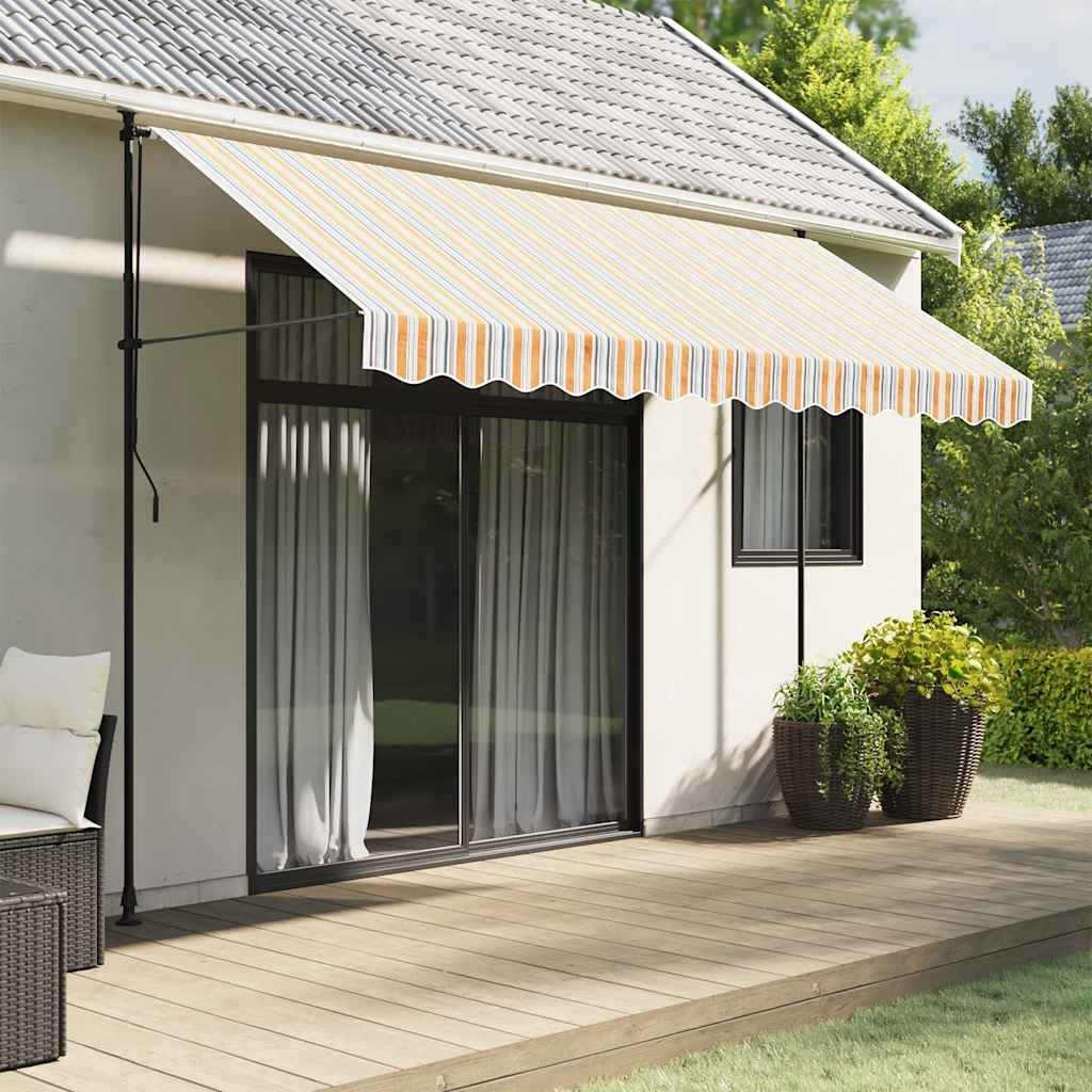 Tessuto Ricambio per Mantovana Tenda Strisce Multicolore 350 cm