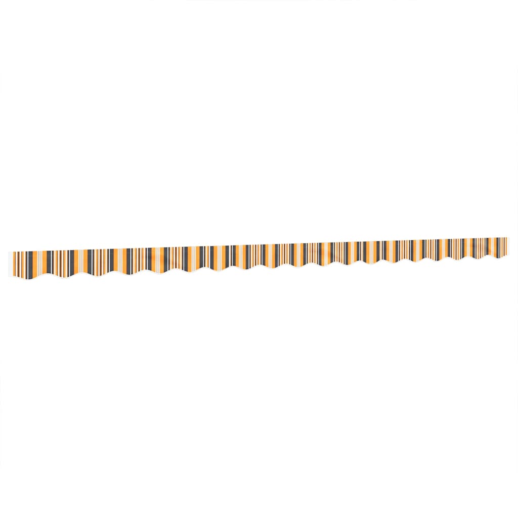 Tessuto Ricambio per Mantovana Tenda Righe Giallo Grigio 450 cm