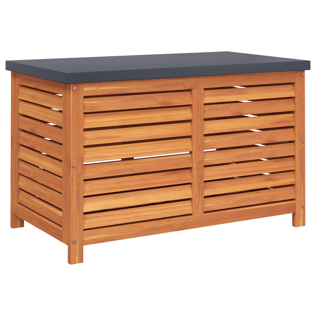 Contenitore da Giardino 60x50x55 cm Legno Massello di Eucalipto