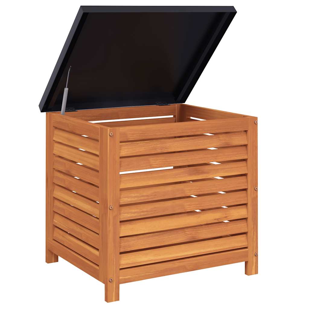 Contenitore da Giardino 60x50x55 cm Legno Massello di Eucalipto